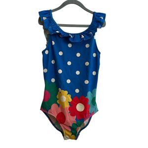 Mini Boden floral dot swimsuit (8-9y)